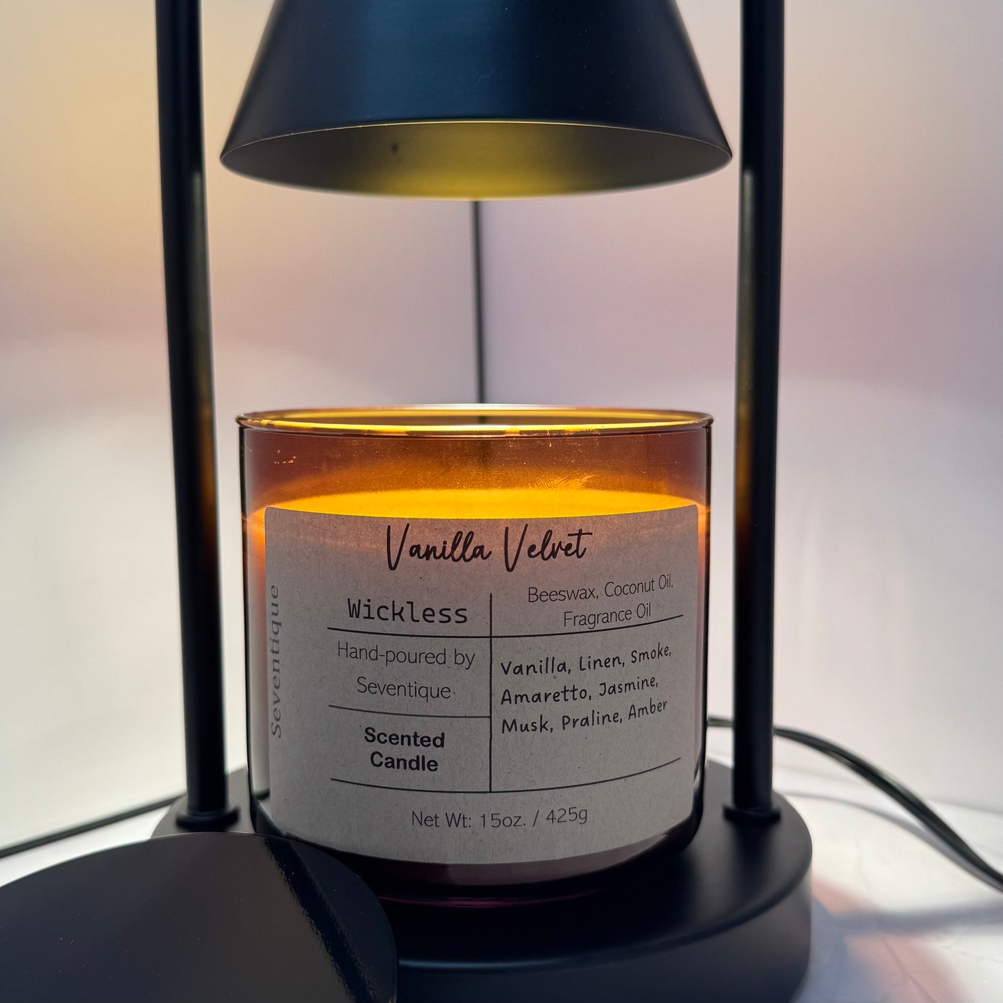 Large Wickless Candle - Vanilla Velvet