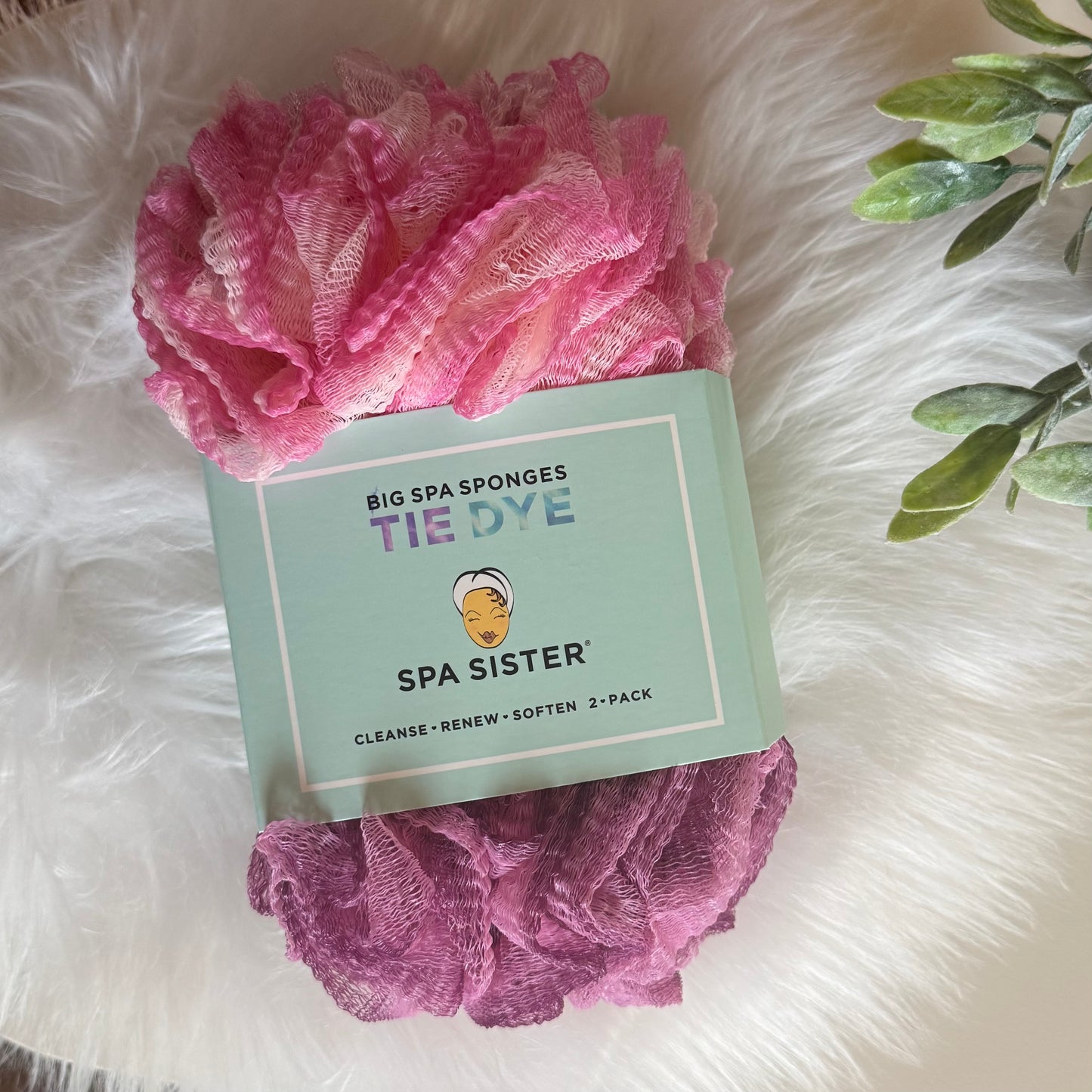 Tye-Dye Bath Sponge (2 pack)