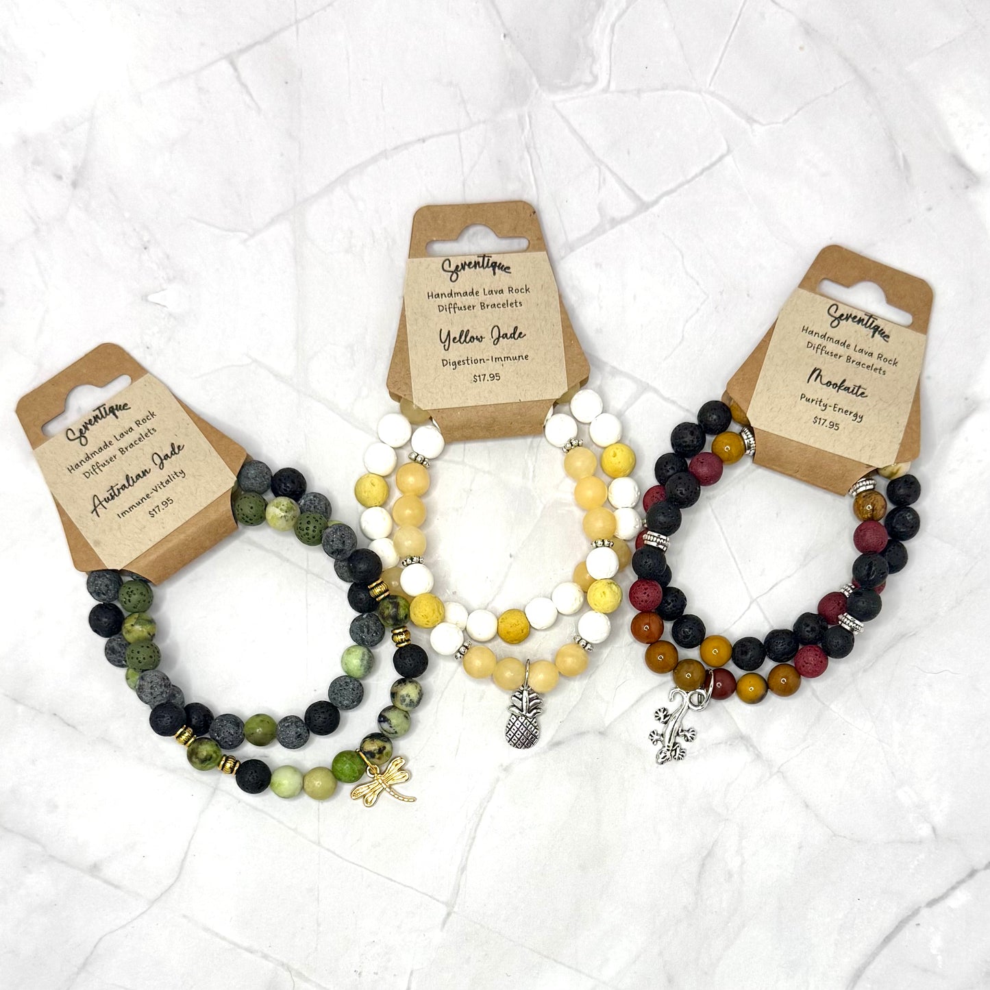 Lava Rock Diffuser Bracelets