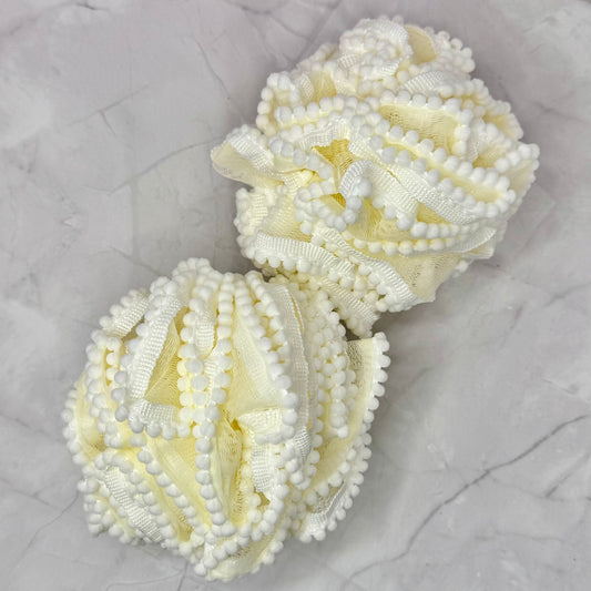 Fringe Bath Pouf