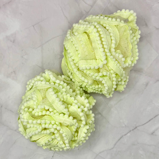 Fringe Bath Pouf