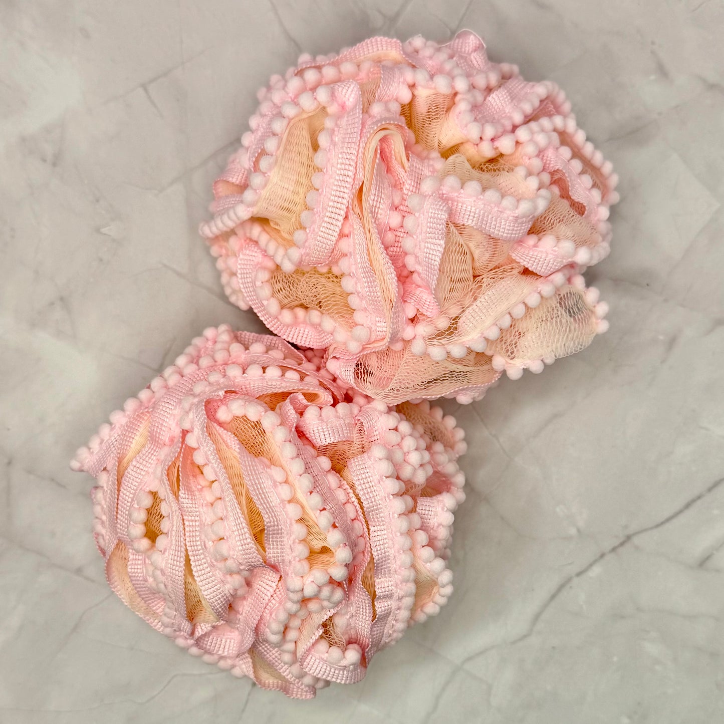 Fringe Bath Pouf