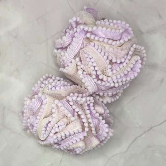 Fringe Bath Pouf